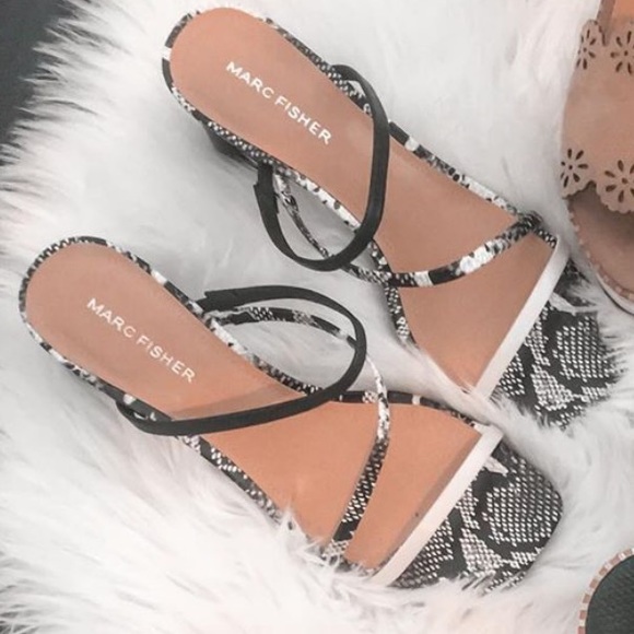 Marc Fisher Snakeskin ‘Aliana’ Sandals - Picture 8 of 13